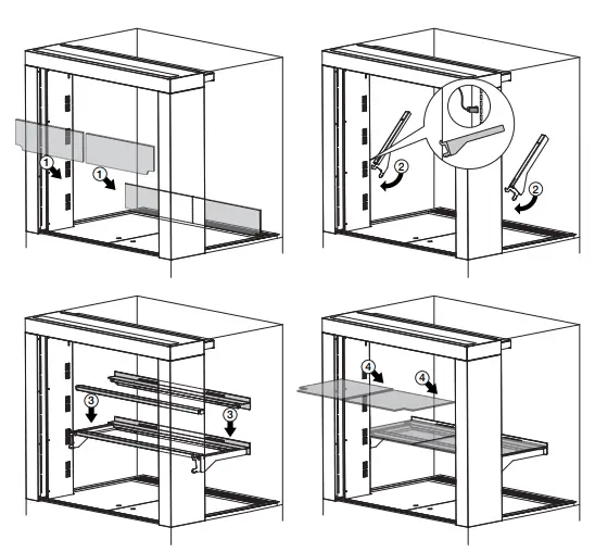 Installing the Shelves