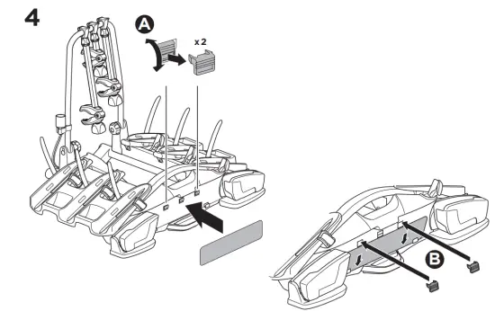 THULE-926-VeloCompact-Tow-Bar-Mounted-Bike-Carrier-Installation-Assembly
