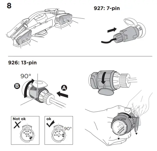 THULE-926-VeloCompact-Tow-Bar-Mounted-Bike-Carrier-Installation-Assembly
