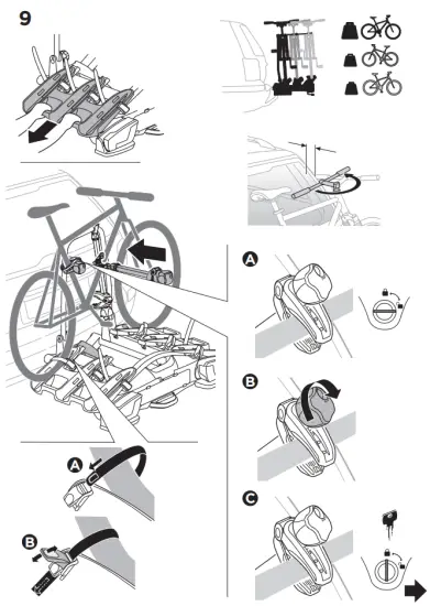 THULE-926-VeloCompact-Tow-Bar-Mounted-Bike-Carrier-Installation-Assembly