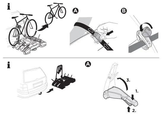 THULE-926-VeloCompact-Tow-Bar-Mounted-Bike-Carrier-Installation-Assembly
