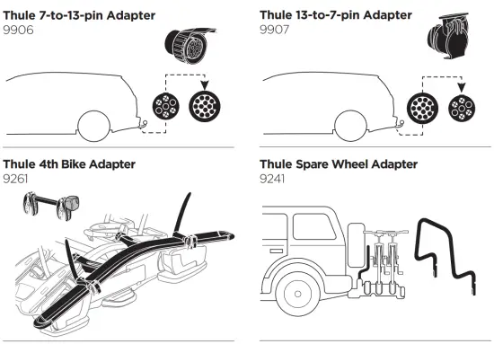 THULE-926-VeloCompact-Tow-Bar-Mounted-Bike-Carrier-Installation-Assembly