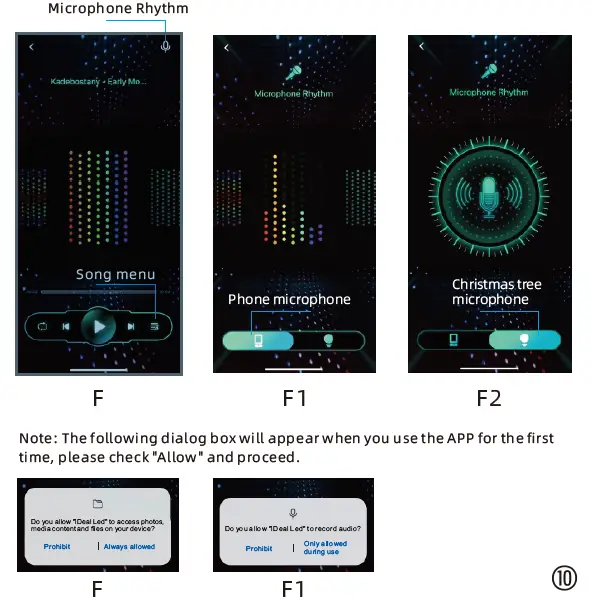 IDEAL LED Curtain Lamp Bluetooth Magic String Lights 13