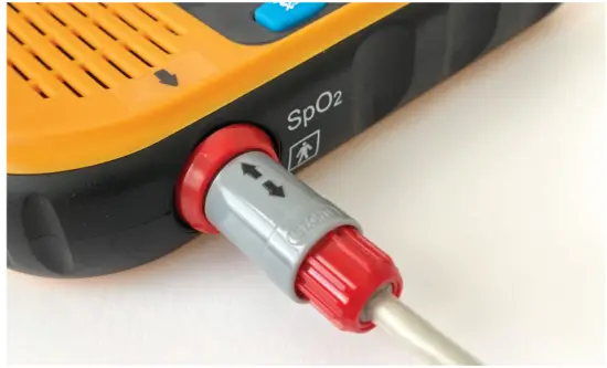 CMI HEALTH PC 66H Handheld Pulse Oximeter - then insert cord