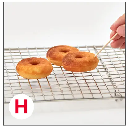 Place donuts on a wire rack
