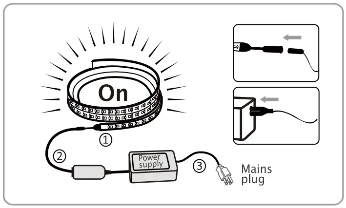 How to install the LED strip?