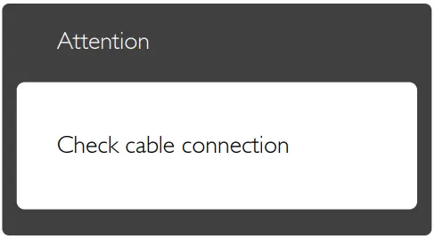 PHILIPS 193V5LSB2 LCD Monitor - Screen says