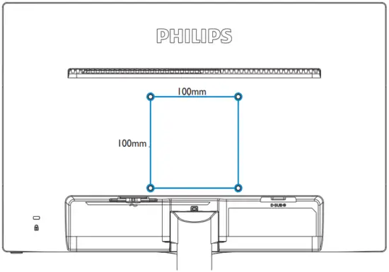 PHILIPS 193V5LSB2 LCD Monitor - monitor