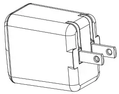 amazon basics B0773BHCVD Dual-Port 24W USB Wall Charger - Dual Port USB Wall Charger 1