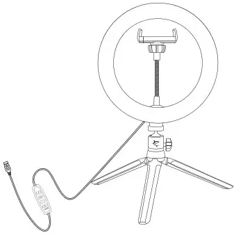 white shark RL-08 Ring LED Light -