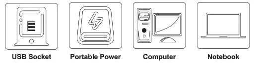 white shark RL-08 Ring LED Light - 3