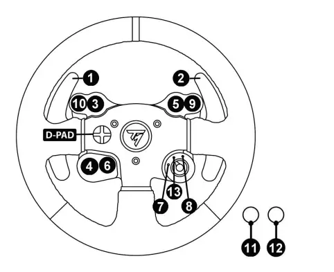 THRUSTMASTER TX Leather Edition Racing Wheel 12
