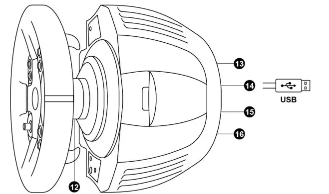 THRUSTMASTER TX Leather Edition Racing Wheel 2