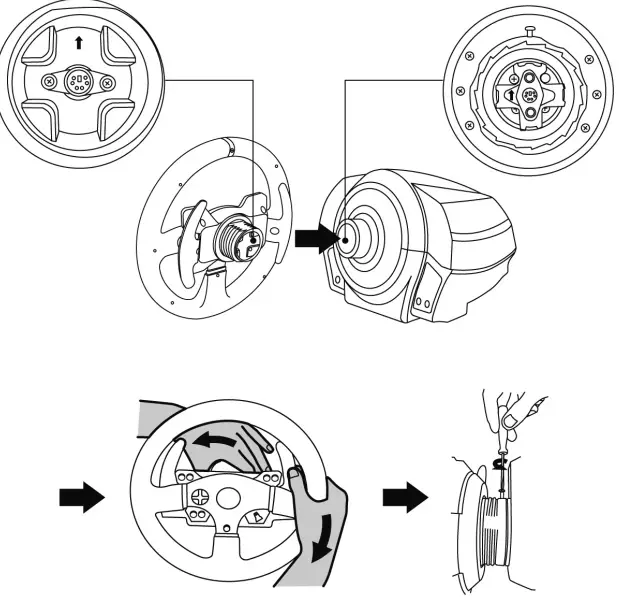 THRUSTMASTER TX Leather Edition Racing Wheel 8