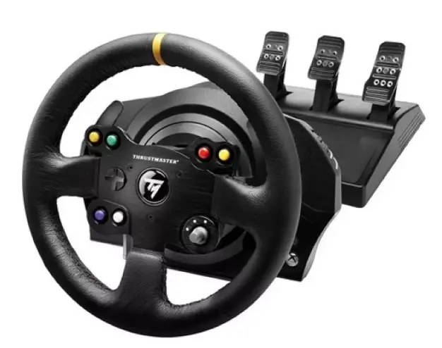 thrustmaster tx leather edition racing wheel