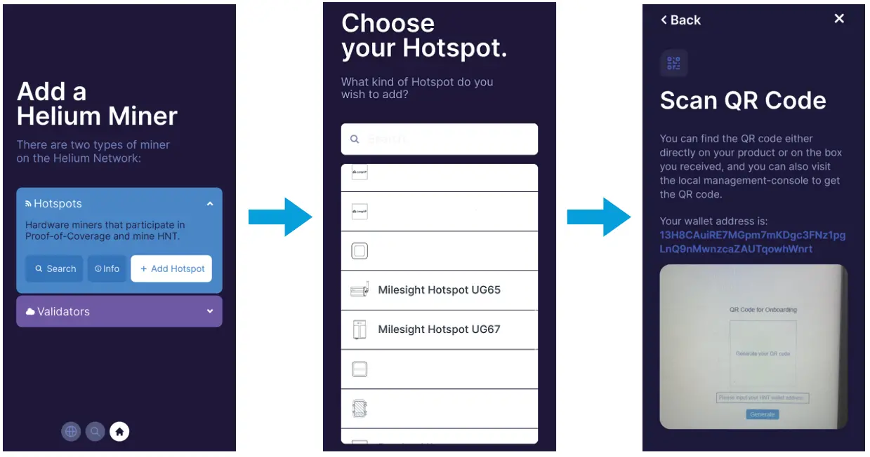 Helium Hotspot Registration