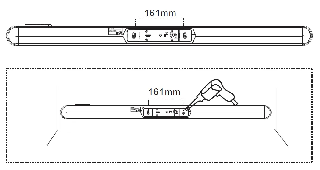 moonki MX-SB140BT21 2.1 Channel Soundbar with Wireless Subwoofer 6
