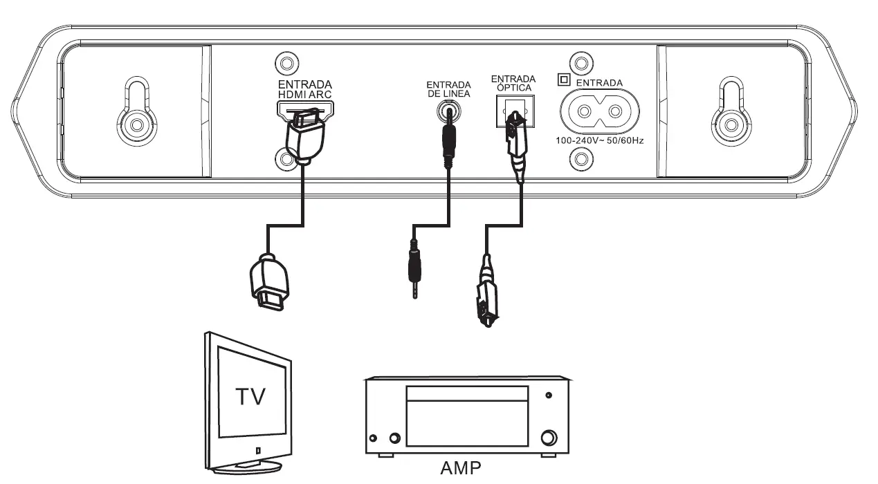 moonki MX-SB140BT21 2.1 Channel Soundbar with Wireless Subwoofer 7