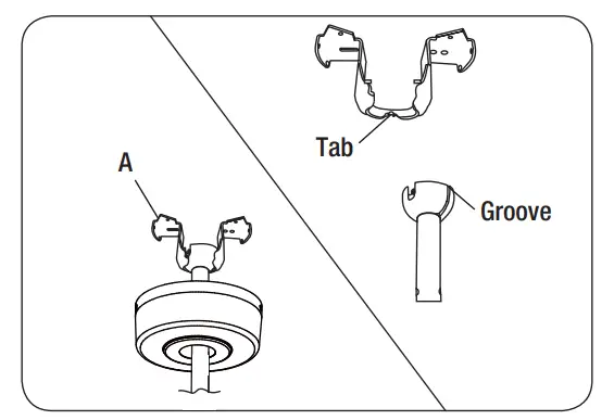 Installing the mounting bracket