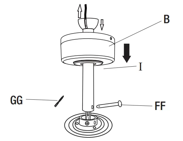 Installing the fan body