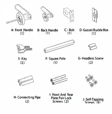 PROTCETION EVOLVED X1 SmartAccess Key Door Lock fig 1