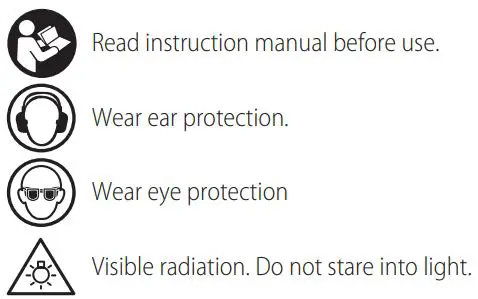 DEWALT DCD800 Brushless Cordless 1 2 in. Drill Driver Kit Instruction Manual - Markings on Tool