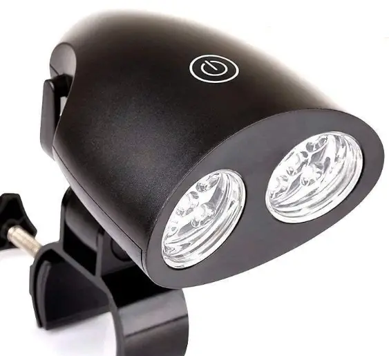 SCHWAIGER 658170 LED BBQ Grill Light Torch with Holder and Gooseneck