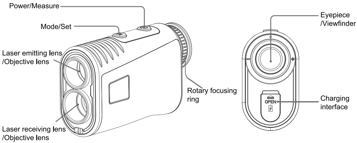 UNI T LM600G Laser Rangefinder - FIG 1