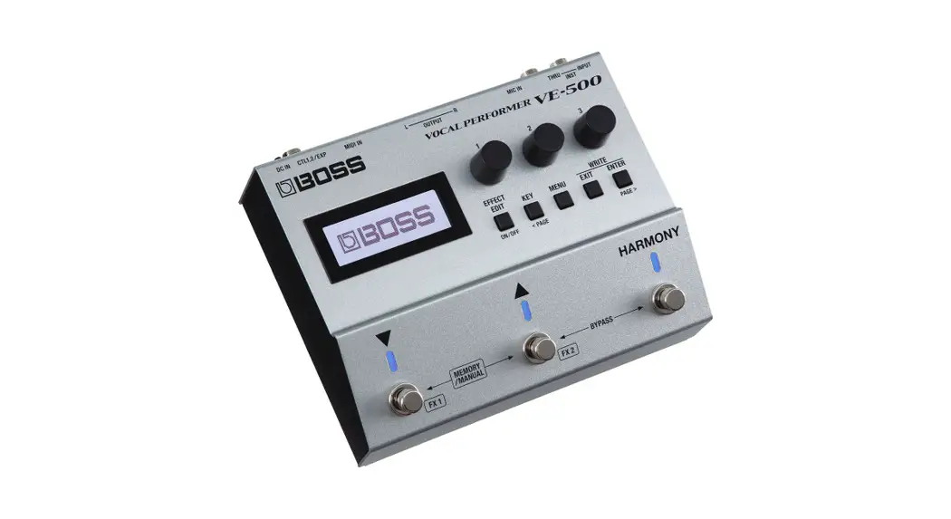 Boss Vocal Performer Ve-500 Owner's Manual