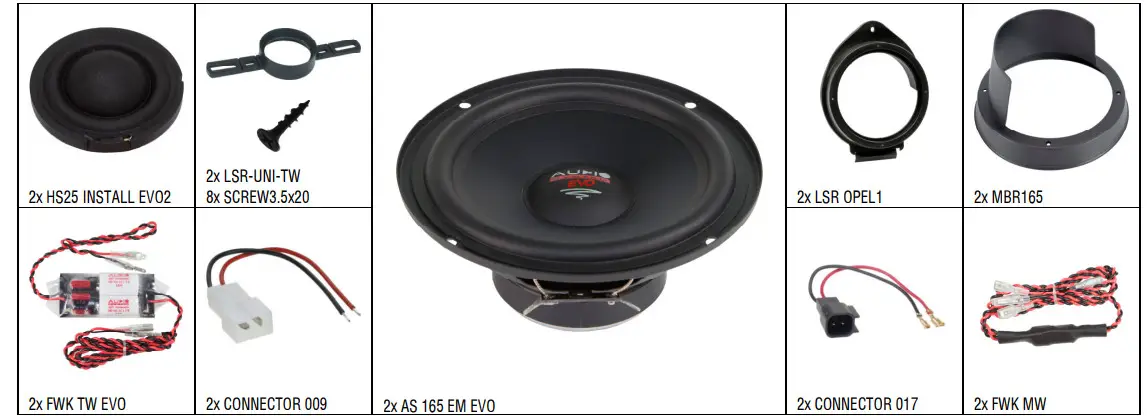AUDIO SYSTEM XFIT EV02 Compo System Speaker - 4