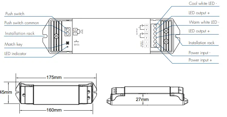 YJBCO V2-L Dual Color LED Controller 2