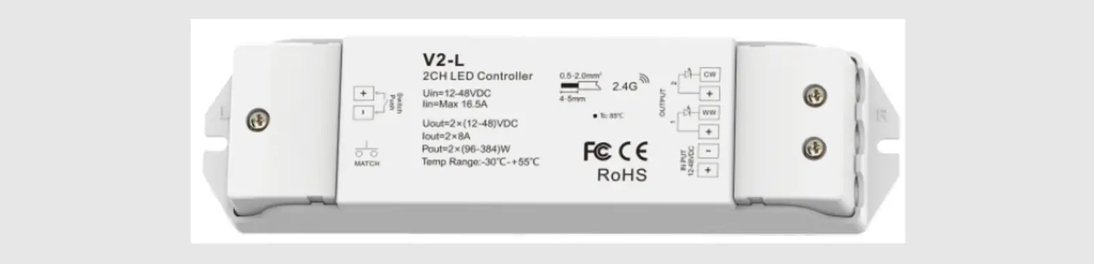 Yjbco V2-l Dual Color Led Controller User Manual Yjbco V2-l Dual Color Led Controller User Manual
