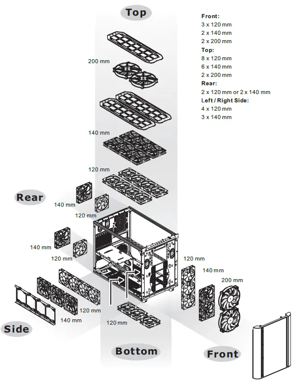 thermaltake LEVEL 20 XT Cube Chassis Tower 12