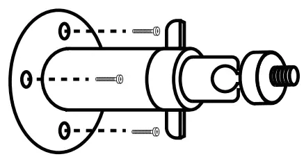 reolink REO SOLAR SW Solar Panel - Mount the bracket