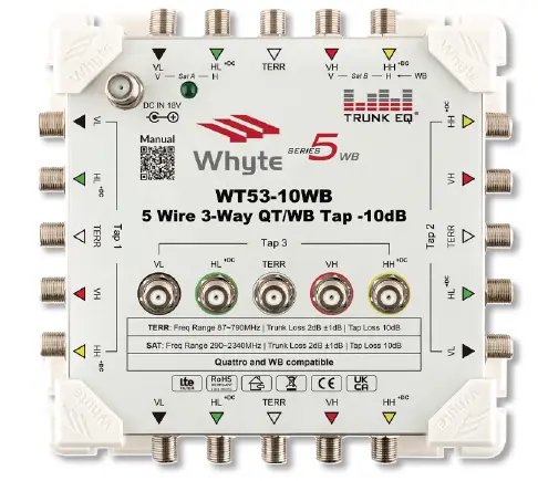 Whyte Technologies WT51-10WB 5 Wire WB Tap & Splitter FIG 7
