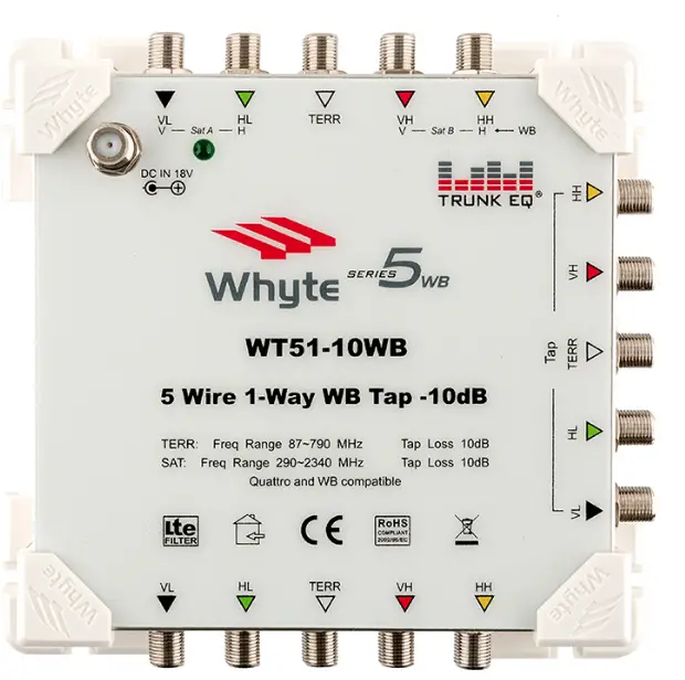 Whyte Technologies WT51-10WB 5 Wire WB Tap & Splitter PRODUCT