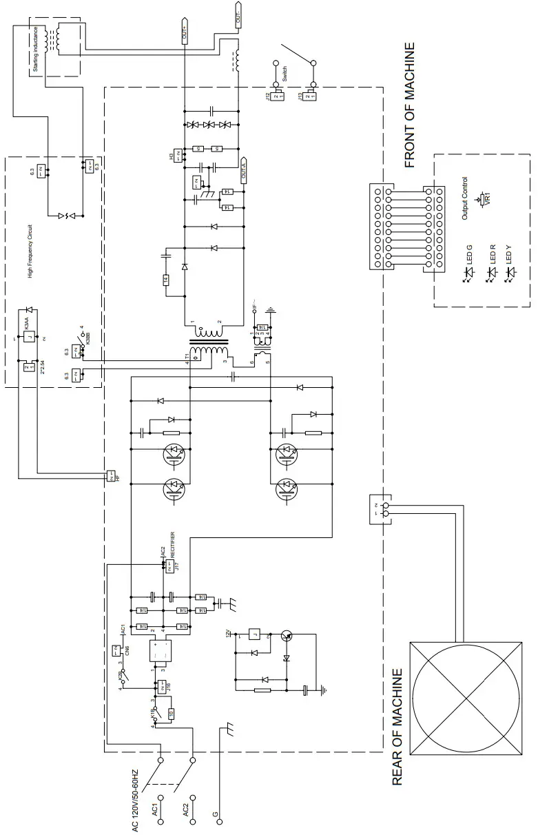 CHICAGO ELECTRIC 58605 20A Plasma Cutter - Diagram 2