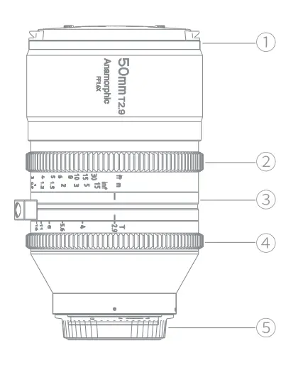 SIRUI T2.9 50mm 1.6x Full-Frame Anamorphic Lens fig 1