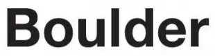 Boulder logo