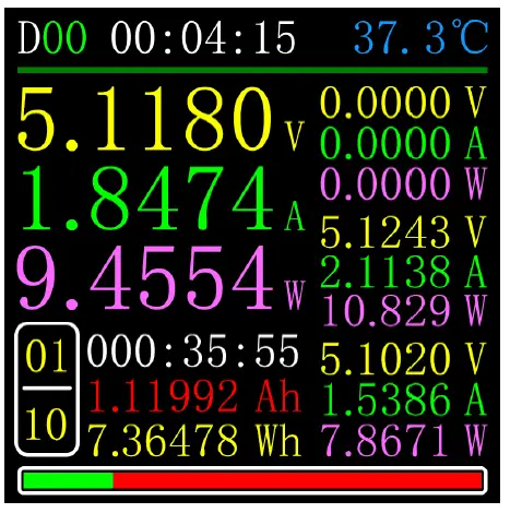 METERK FNIRSI-C1 USB Tester BT Voltmeter Ammeter fig 4