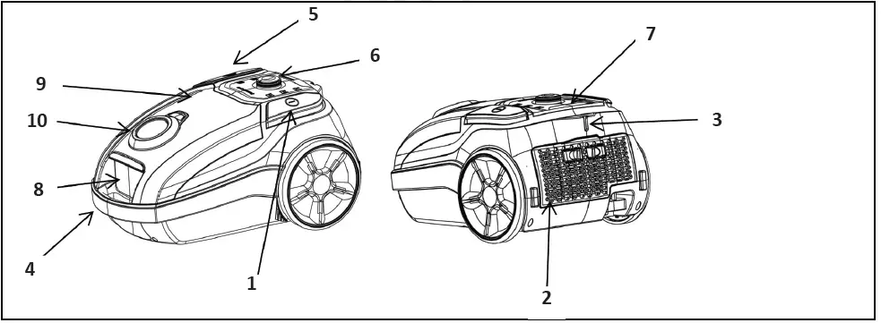 BORMANN BVC3100 Vacuum Cleaner-1
