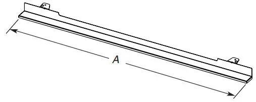 KitchenAid 27 Inch and 30 Inch Electric Single and Double Built In Oven Flush Installation Guide - Deflector Bracket Dimensions