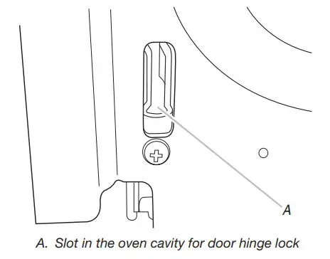 KitchenAid 27 Inch and 30 Inch Electric Single and Double Built In Oven Flush Installation Guide - Locate the slots on each side of the oven cavity