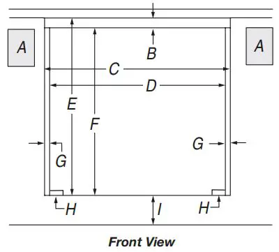 KitchenAid 27 Inch and 30 Inch Electric Single and Double Built In Oven Flush Installation Guide - Single Ovens Undercounter - Flush Installations