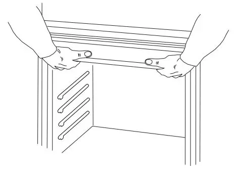 KitchenAid 27 Inch and 30 Inch Electric Single and Double Built In Oven Flush Installation Guide - Using 2 or more people, lift the oven partially into the cabinet