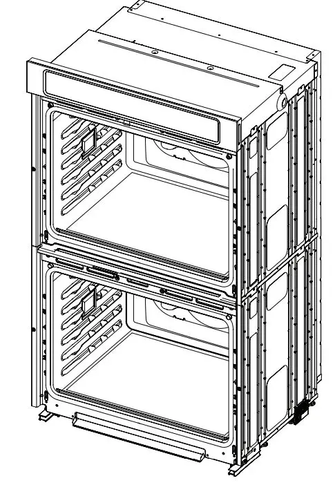 KitchenAid 27 Inch and 30 Inch Electric Single and Double Built In Oven Flush Installation Guide - Using 2 or more people place the oven