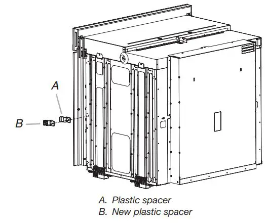 KitchenAid 27 Inch and 30 Inch Electric Single and Double Built In Oven Flush Installation Guide - Using the screw removed