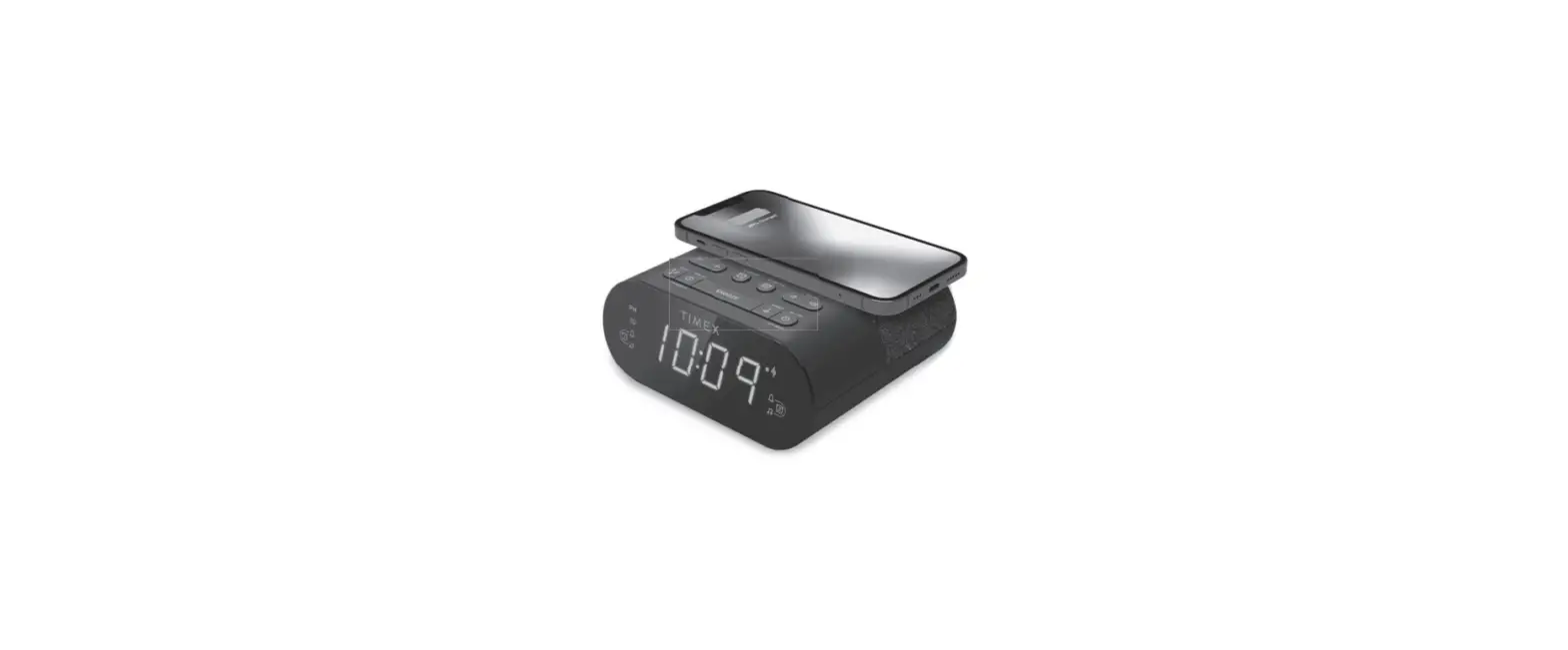 Timex Tw500 Wireless Charging Alarm Clock Radio Instruction Manual