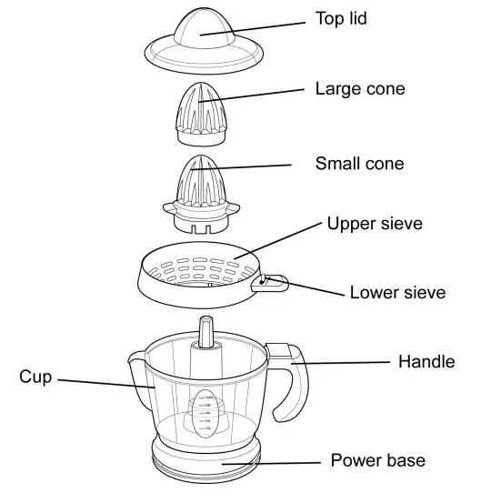 FRIGIDAIRE FD5161 Citrus Juicer - Fig 1