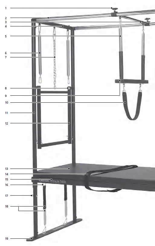 merrithew ST01003 Cadillac Trapeze Table 1